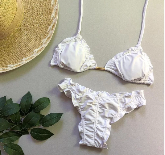 Gleaming Timeless Swimsuit- White